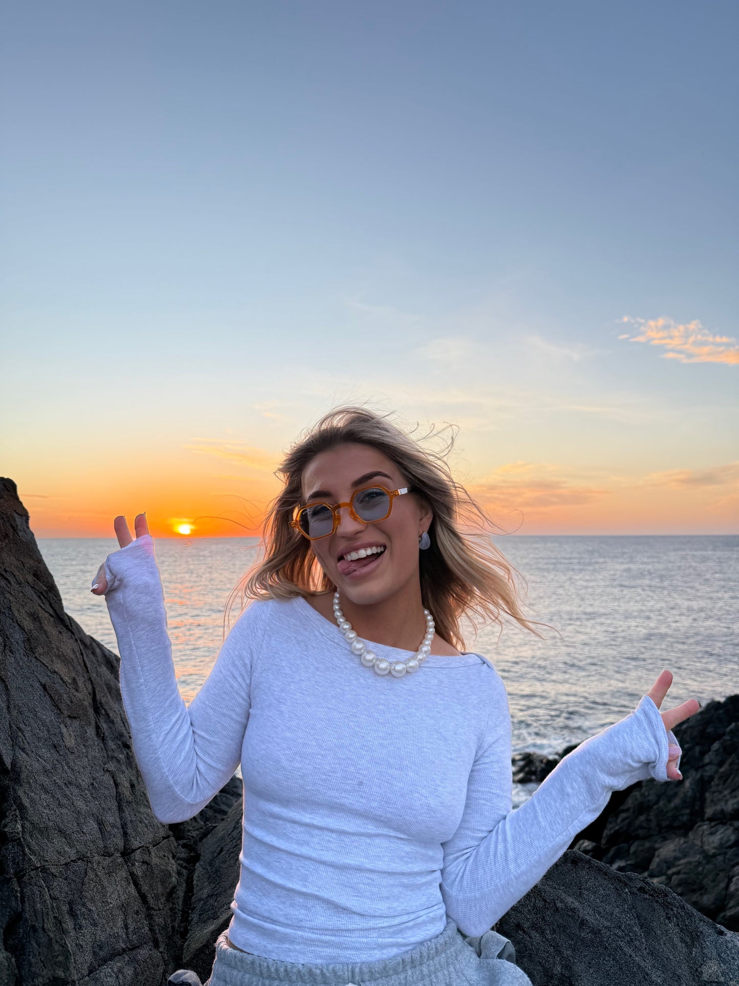 Basiliu Orange Ecaille / Bleu