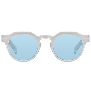 Transparent / Bleu