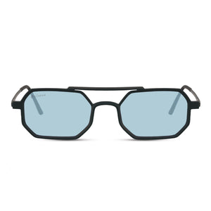 Noir (mat) / Bleu
